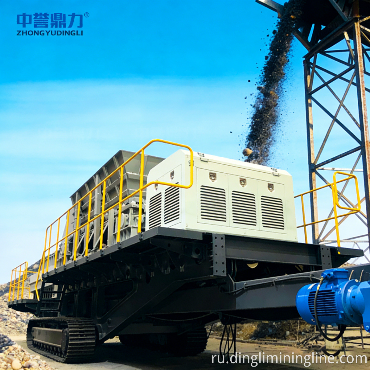 Mobile Tracked Roller Screener